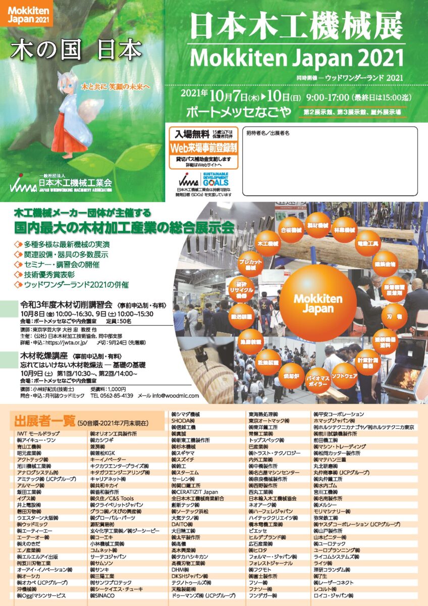 日本木工機械展2021